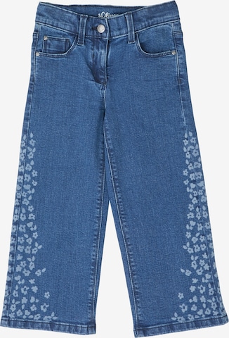 Wide Leg Jean s.Oliver en bleu : devant