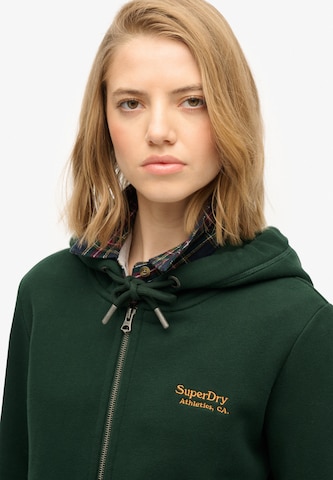 Veste de survêtement Superdry en vert