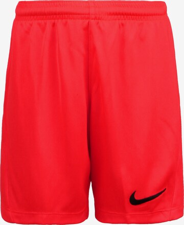 NIKE Workout Pants 'Park III' in Red: front