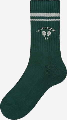 LASCANA ACTIVE Athletic Socks in Green: front