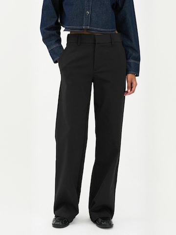 Ivy Copenhagen Regular Broek 'Alice' in Zwart: voorkant