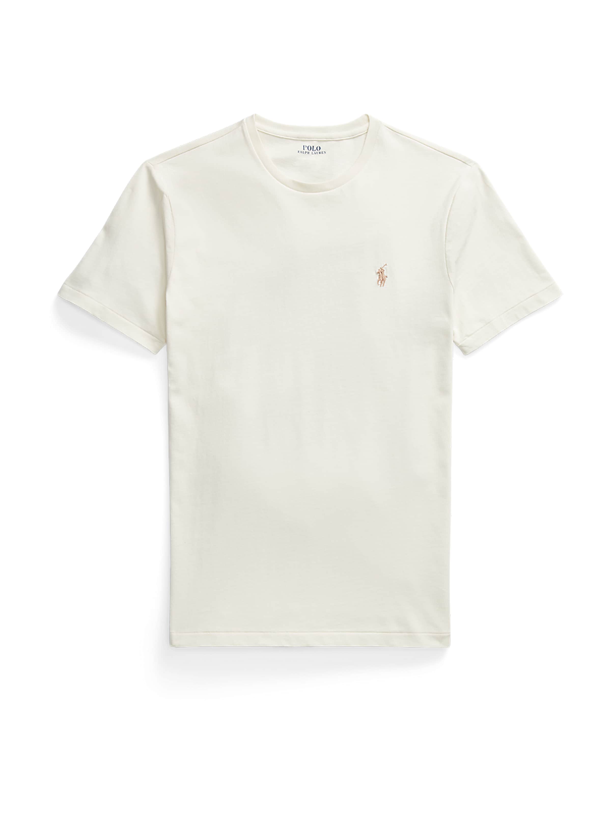 Coupe regular T-Shirt Polo Ralph Lauren en beige : devant