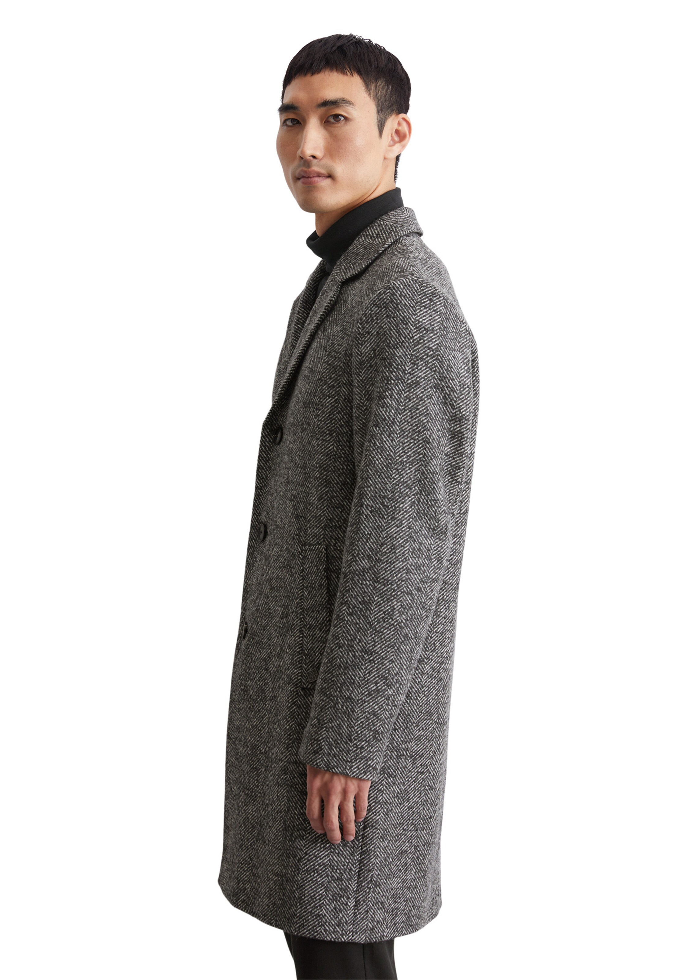 Marc O'Polo Mantel in Schwarz