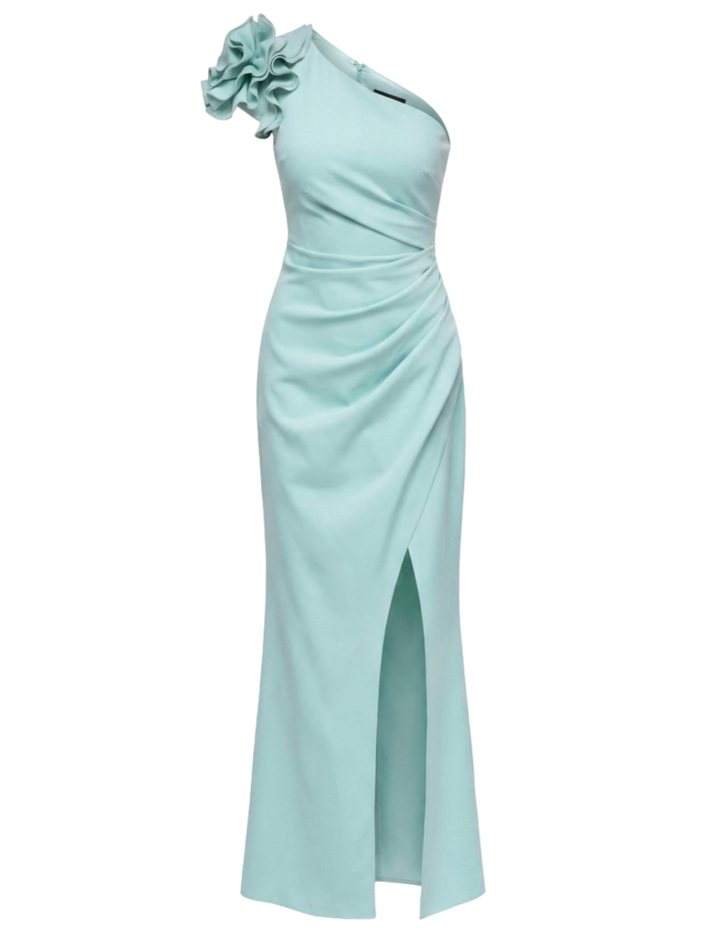 Ombre - Vestido de noche en verde: frente