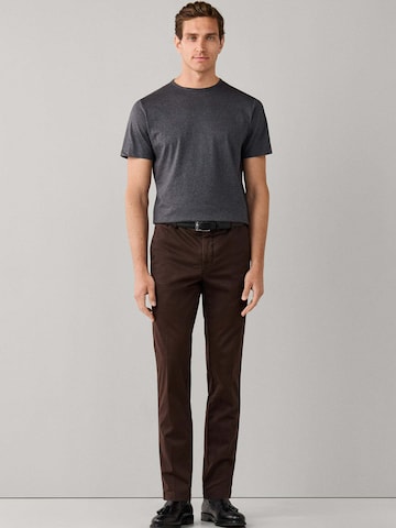 Hackett London Slim fit Chino trousers 'KENSINGTON ' in Brown