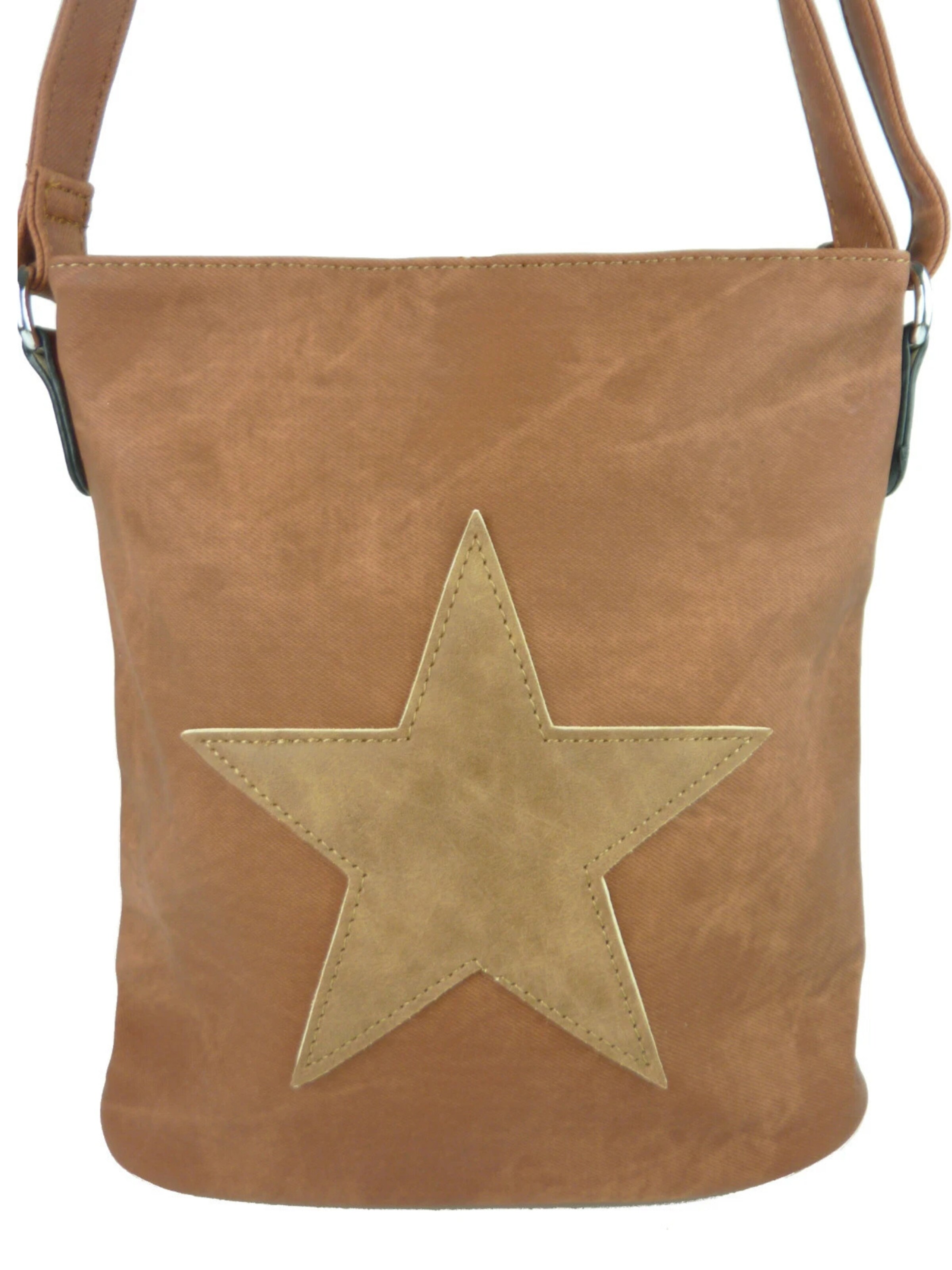 Kumixi Schoudertas 'Stern' in Bruin