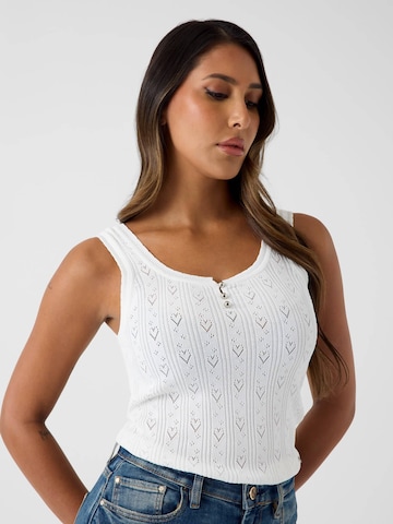 GUESS Stricktop in Weiß