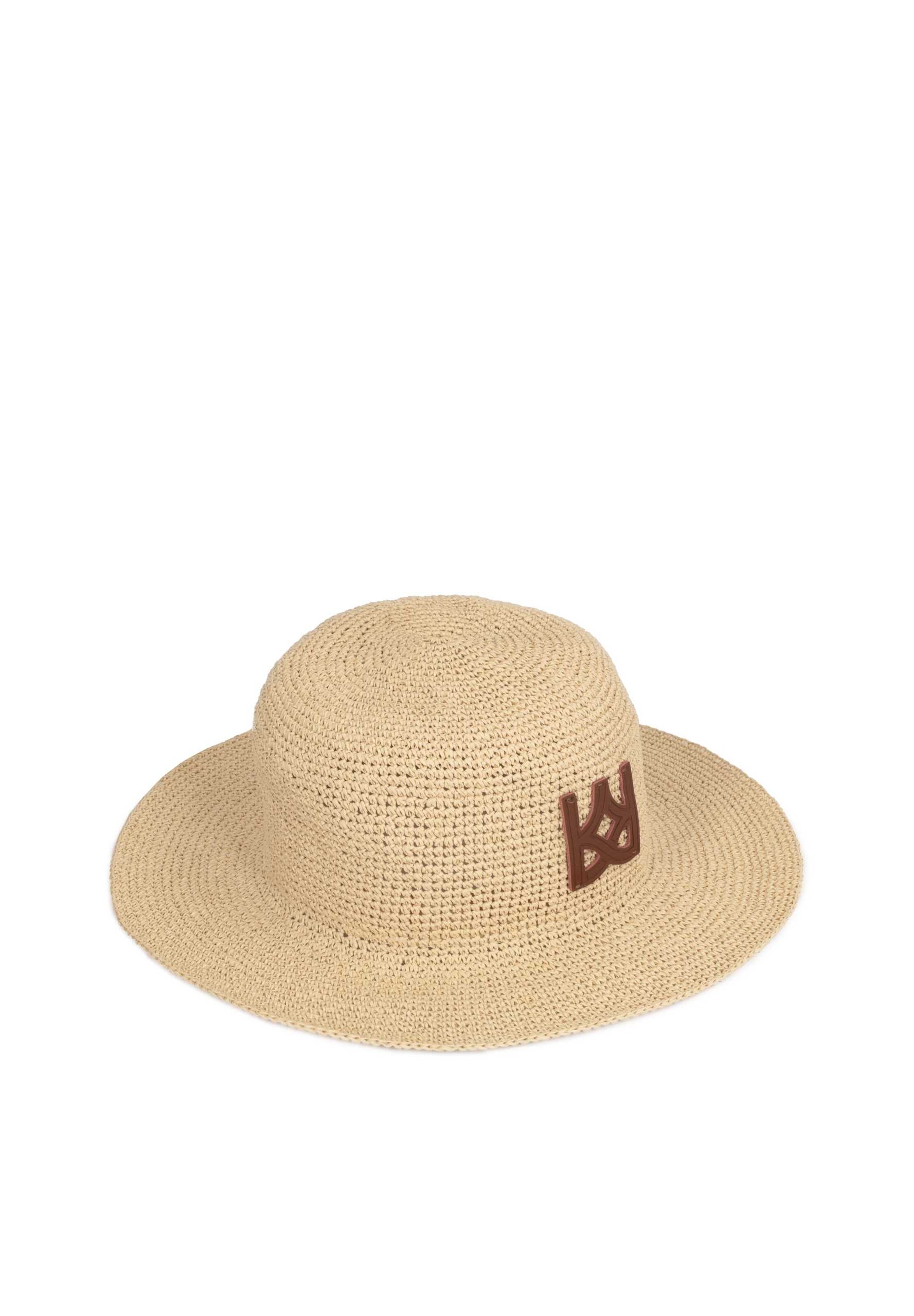 Kazar Hut in beige / dunkelbraun, Produktansicht