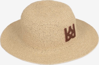 Kazar Chapeaux en beige / brun foncé, Vue avec produit