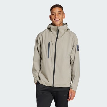 Veste de sport 'Myshelter' ADIDAS SPORTSWEAR en beige : devant