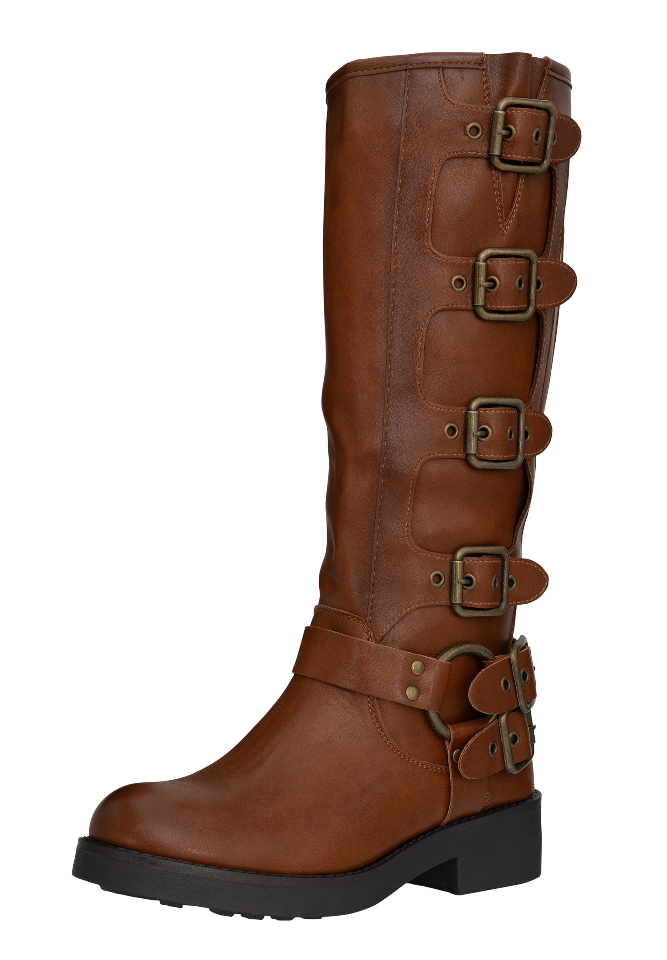 Boots Salinyang en marron : devant