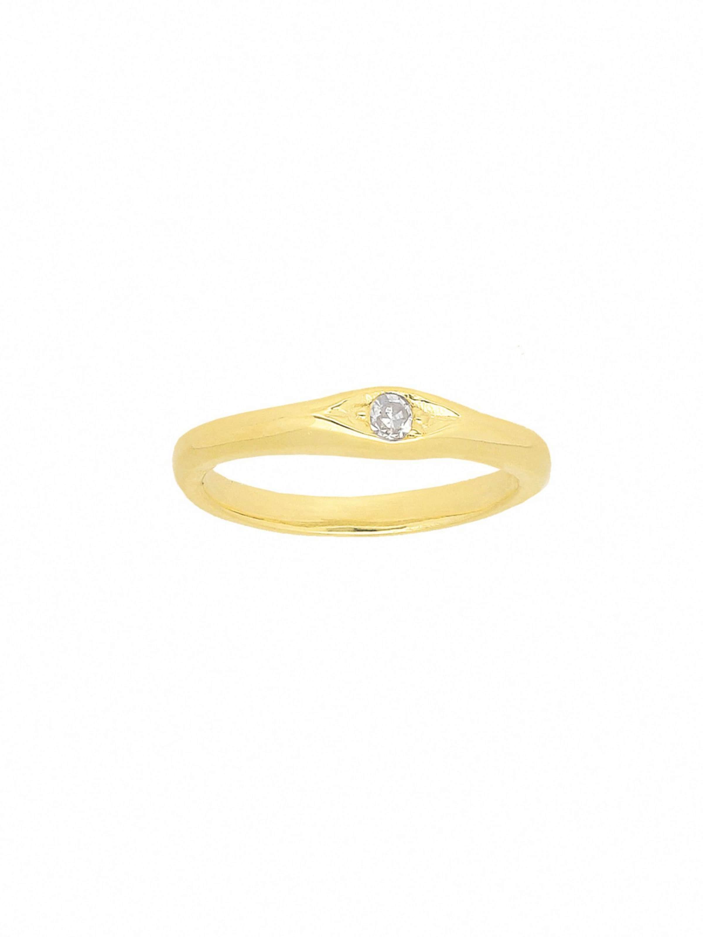 Adelia´s Ring 'Taufring' in Gold: Vorderseite