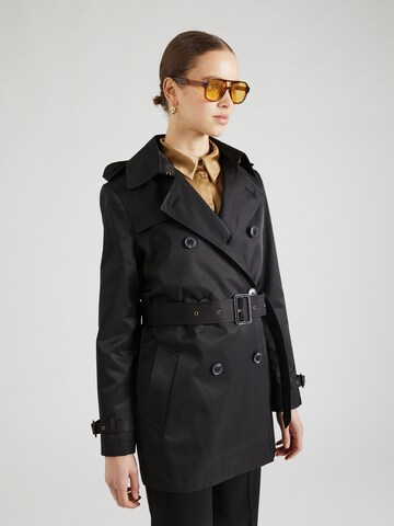 Manteau mi-saison Lauren Ralph Lauren en noir : devant