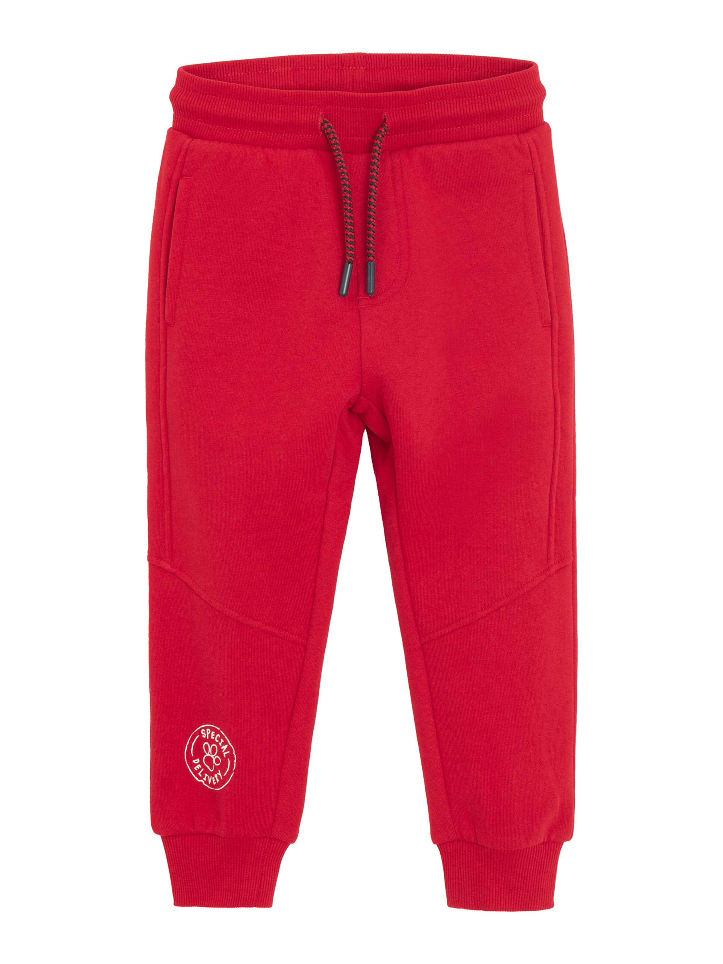 Cool Club - Tapered Calças em vermelho: frente