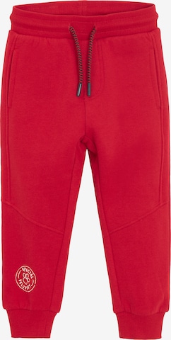 raudona Cool Club Siaurėjantis Kelnės: priekis
