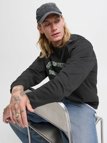 JACK & JONES Sweatshirt in Black