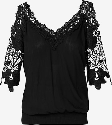 KOROSHIBluza - crna boja: prednji dio