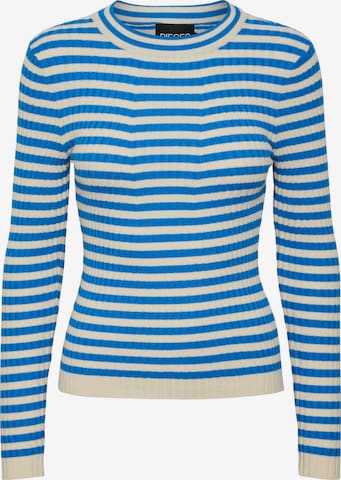PIECES Sweater 'Crista' in Blue: front