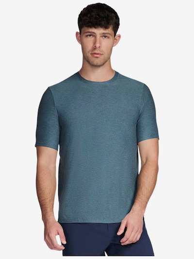 SKECHERS Shirt 'Skechers GO DRI All Day Tee'‌‌‌‌‌‌‌ in M in blau, Produktansicht