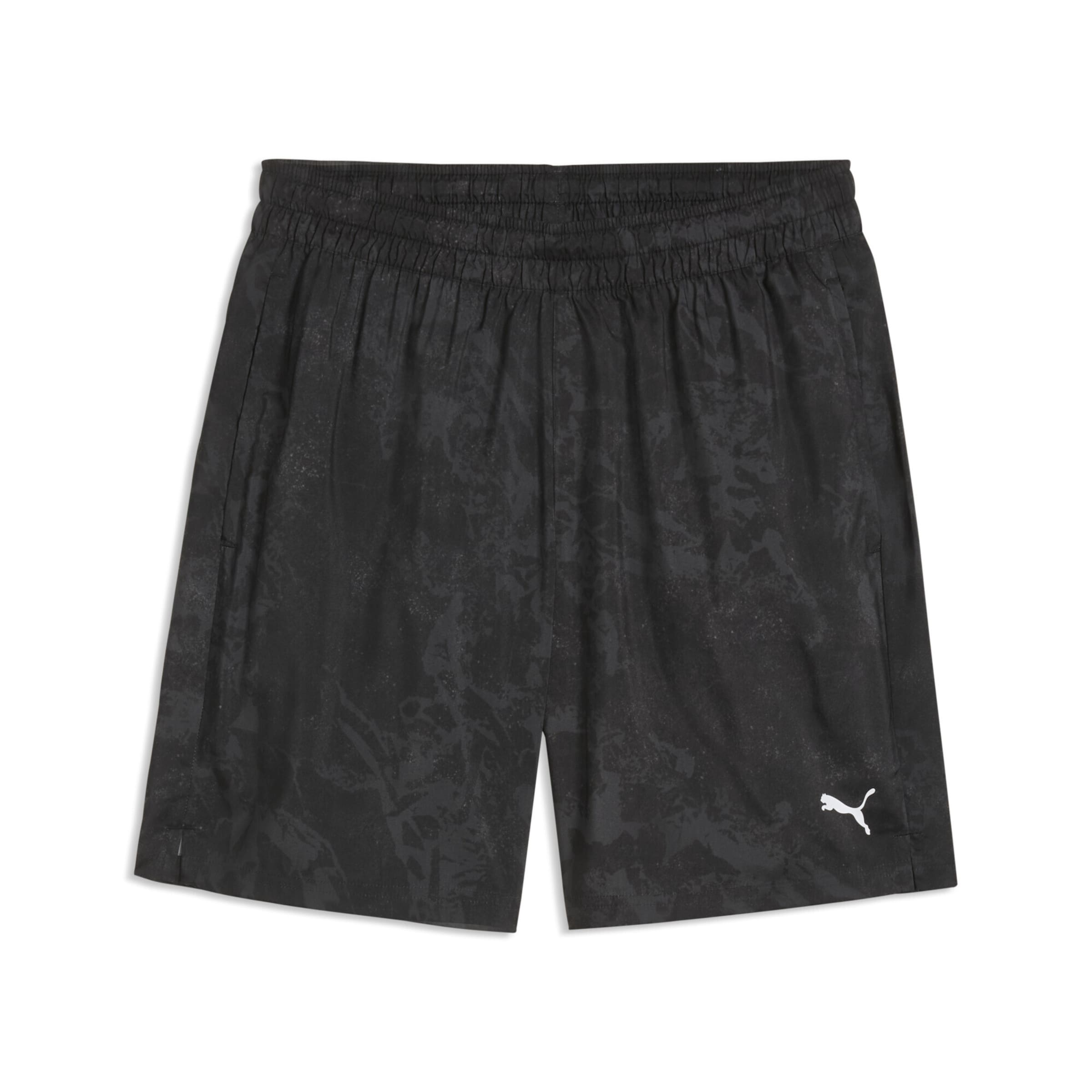 PUMA Regular Sportbroek in Zwart: voorkant