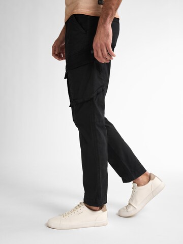 Petrol Industries - regular Pantalón vaquero cargo en negro