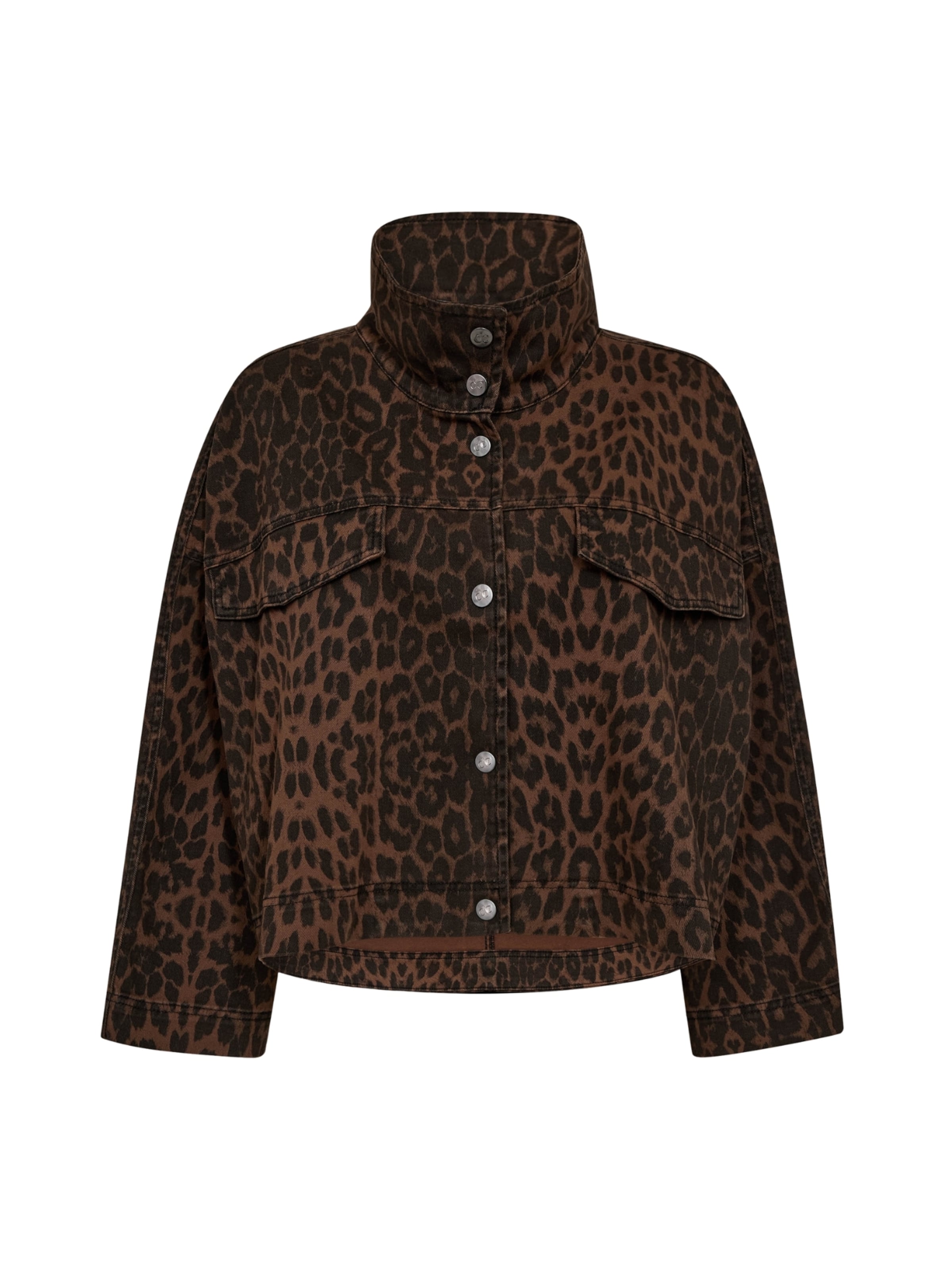co'couture Between-Season Jacket 'Leo' in Brown: front