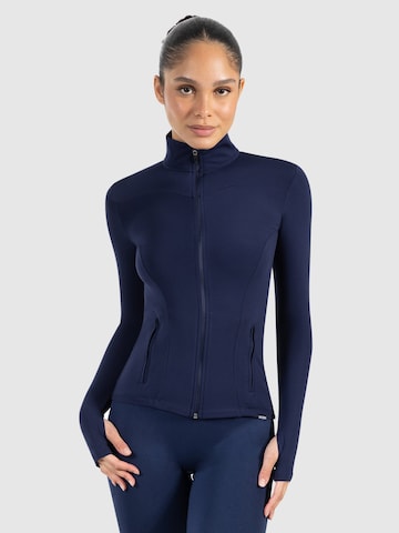 Smilodox Trainingsjacke in Blau: Vorderseite