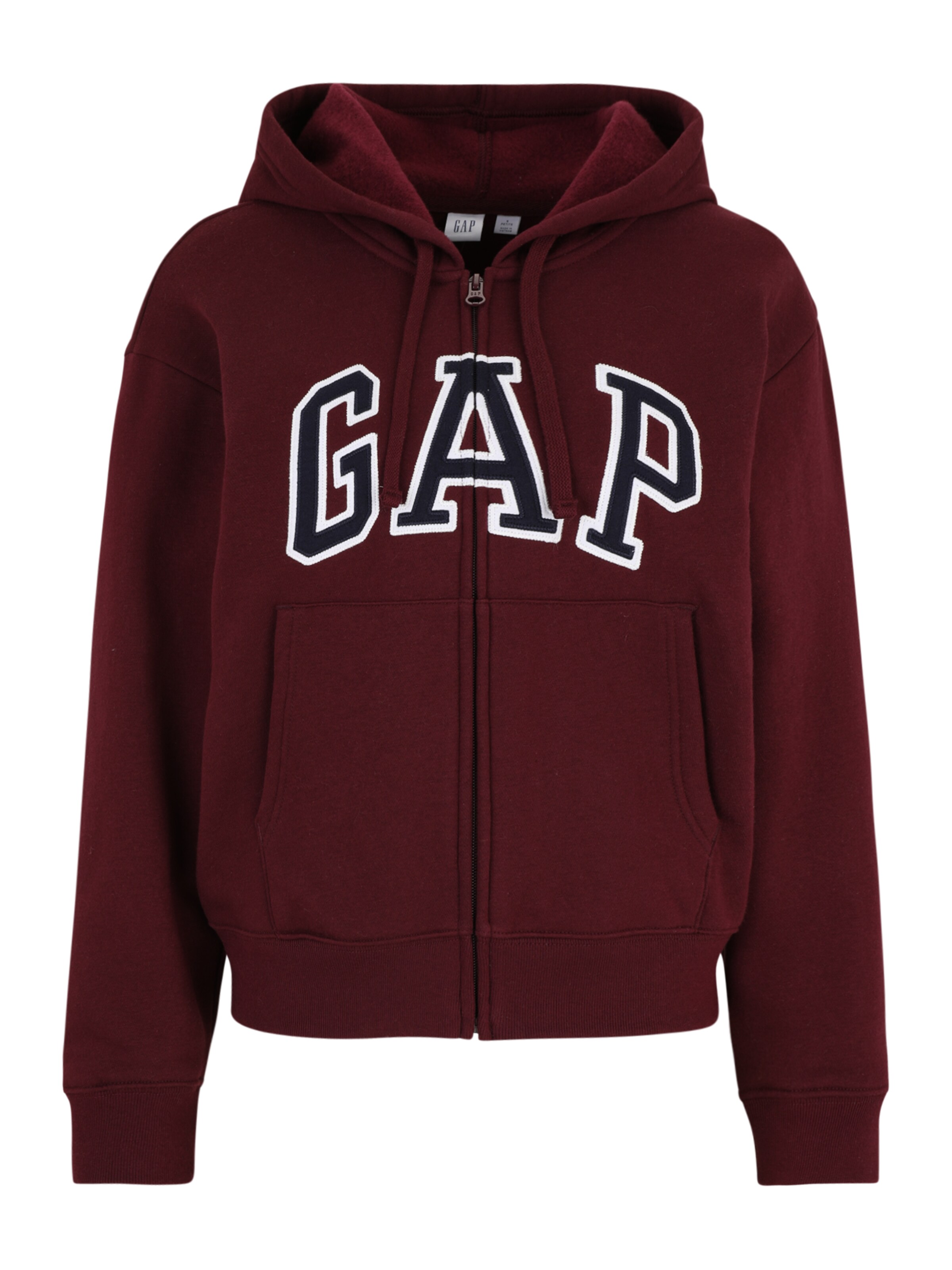 Gap Petite Суичъри с качулка 'HERITAGE' в червено: отпред