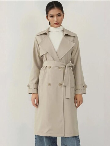 Manteau mi-saison 'Trenchcoats' Bigdart en beige : devant