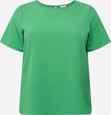 ONLY Carmakoma Блуза 'CARVICA' в зелено: отпред