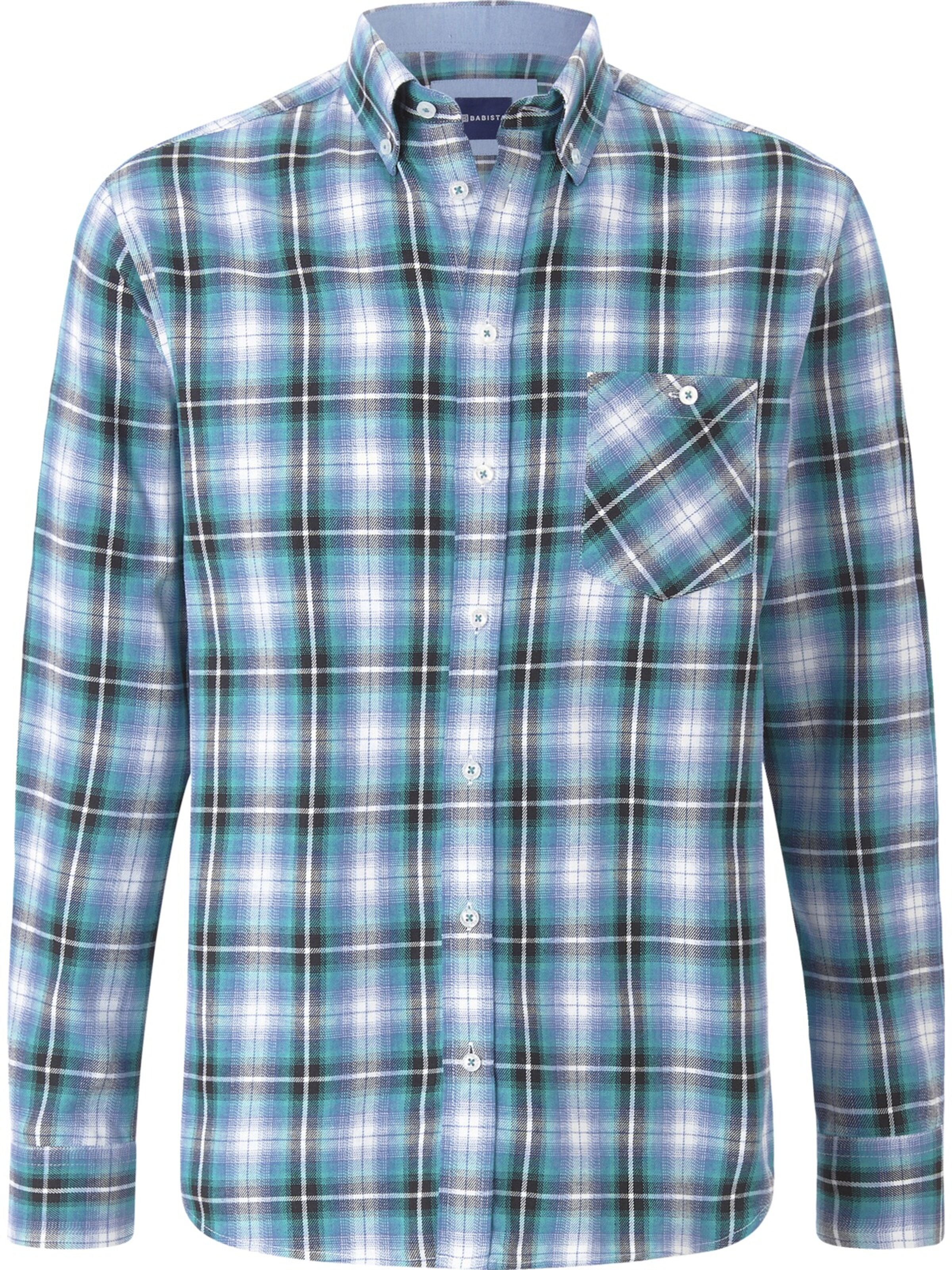 BABISTA Button Up Shirt 'Barbitanti' in Blue: front