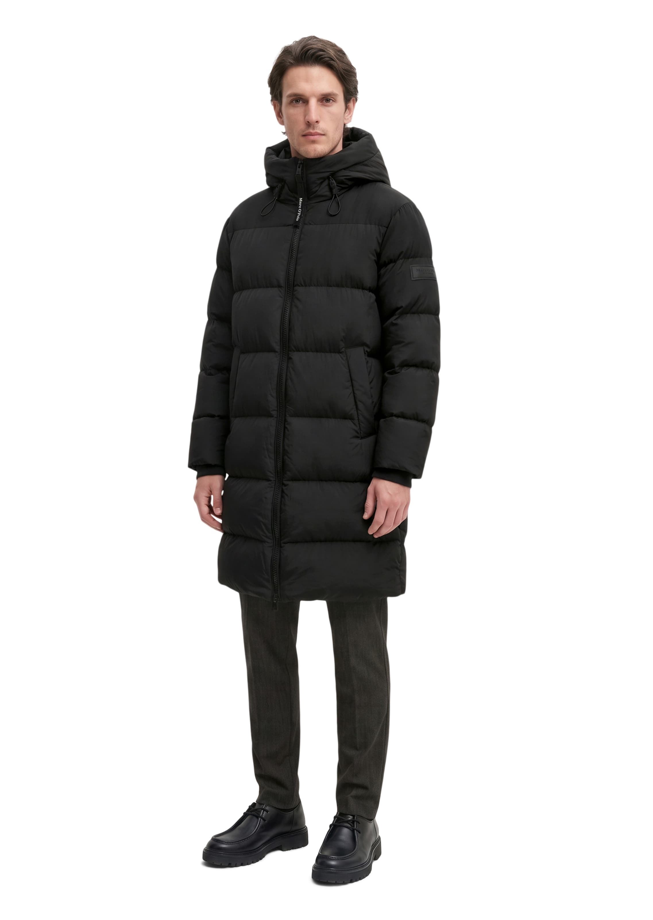 Marc O'Polo Wintermantel in Schwarz: Vorderseite