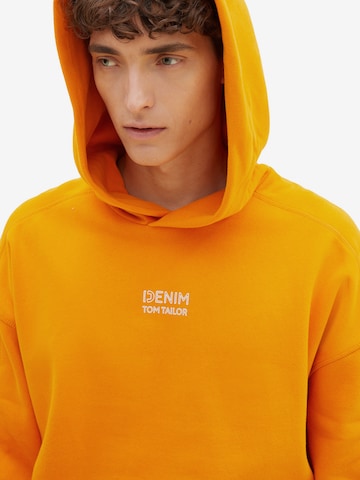 TOM TAILOR DENIM - Sweatshirt em laranja