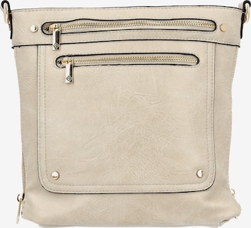 Borsa a tracolla di Usha in bianco: frontale