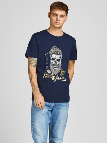 JACK & JONES Shirt 'Dome' in Blauw: voorkant