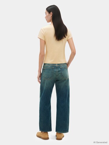 Tricou de la TOMMY HILFIGER pe bej: spate