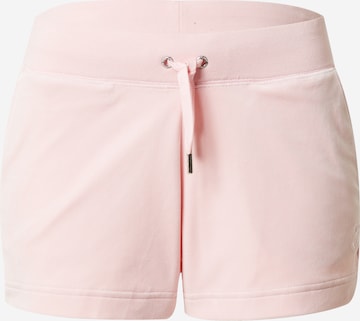 Regular Pantalon 'EVE ' Juicy Couture en rose : devant