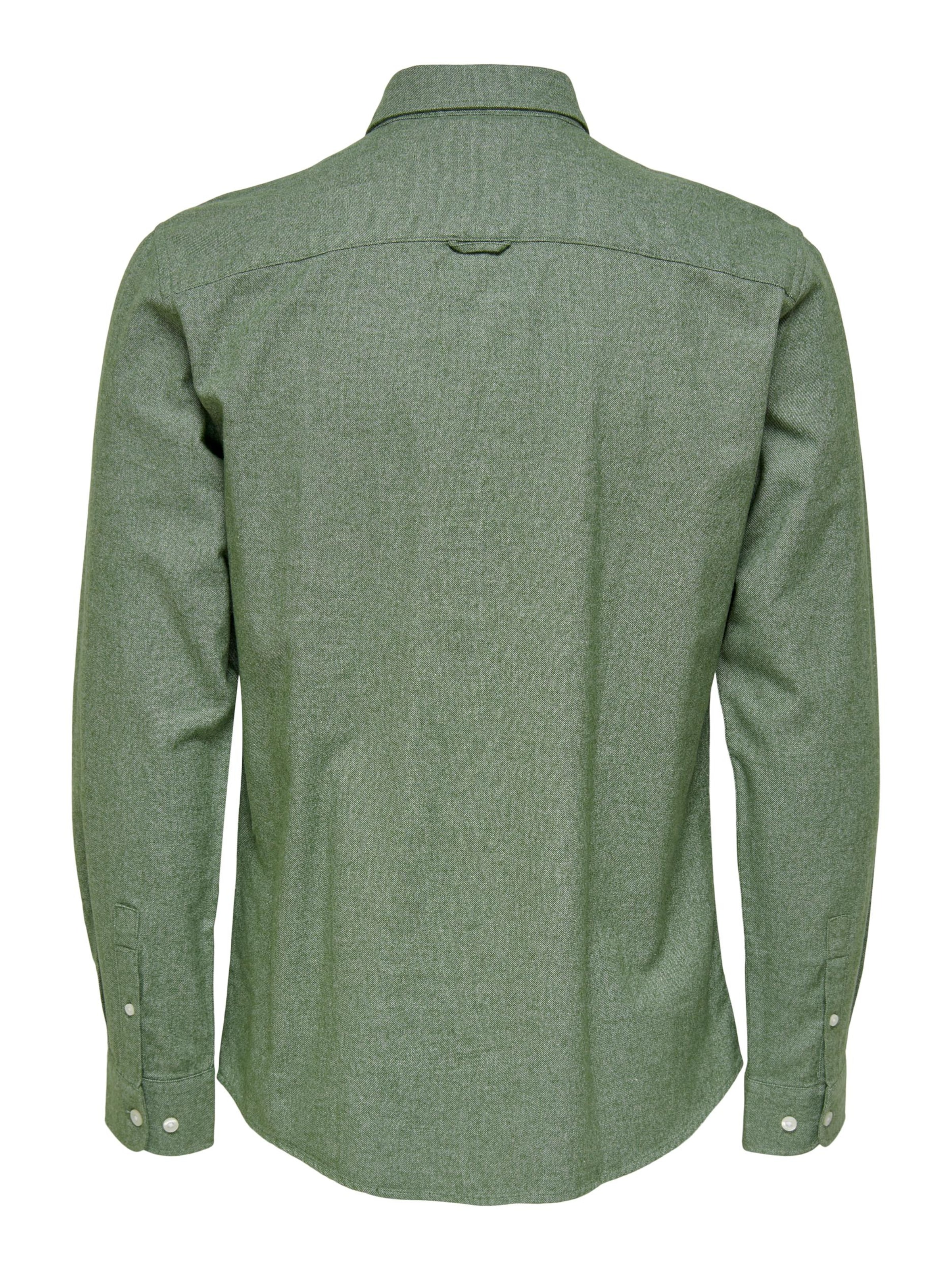 Only & Sons - Ajuste estrecho Camisa en verde