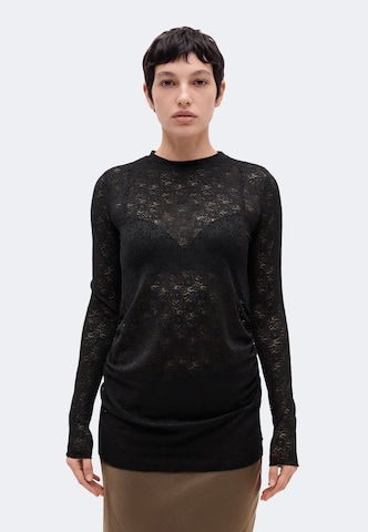 LOVE2WAIT Shirt in Zwart: voorkant