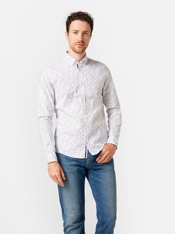 Coupe regular Chemise JOOP! Jeans en blanc : devant