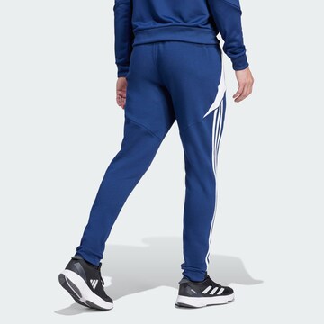 Effilé Pantalon de sport 'Tiro 24' ADIDAS PERFORMANCE en bleu