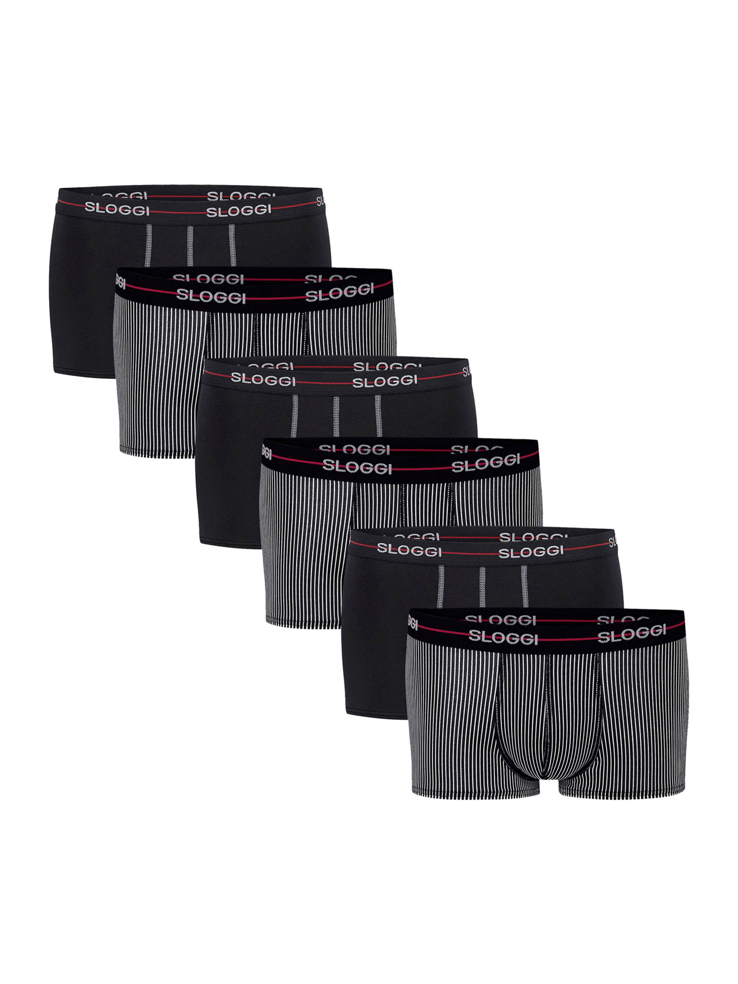 SLOGGI - Calzoncillo boxer en negro: frente