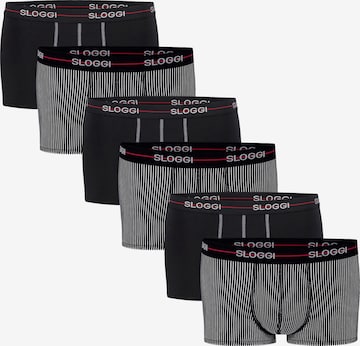 SLOGGI - Calzoncillo boxer en negro: frente