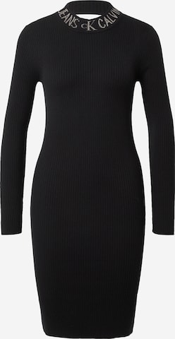 Calvin Klein Jeans Kleid in Schwarz: predná strana