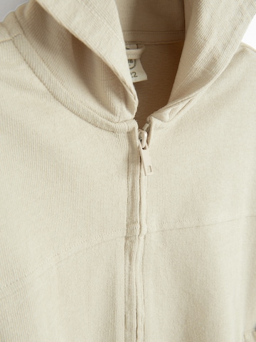 Cool Club - Sudadera con cremallera en beige