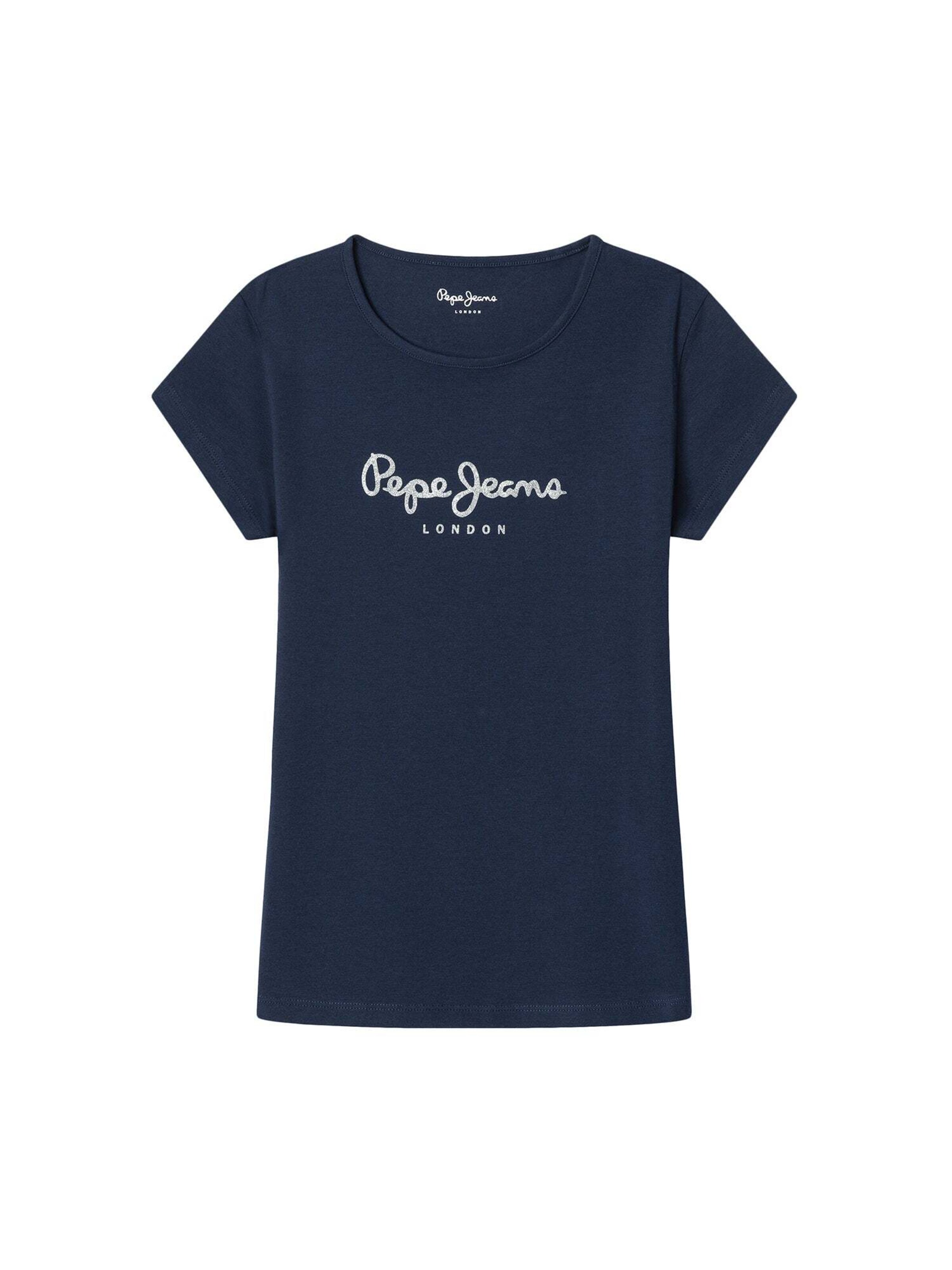 Pepe Jeans Shirt in Blauw: voorkant