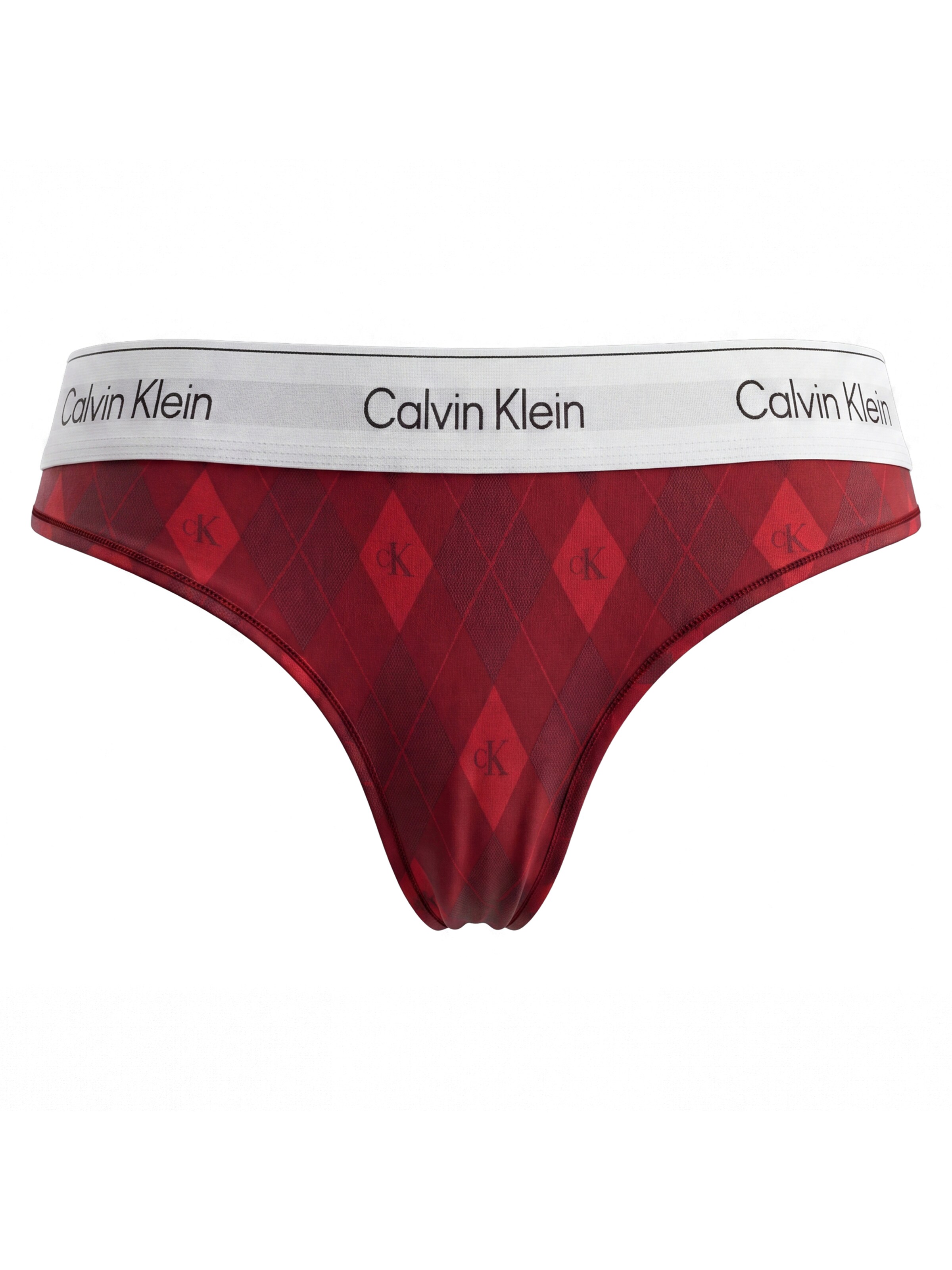 Calvin Klein Underwear String in Red: front