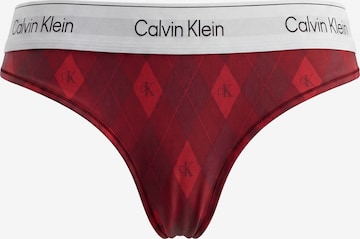 Calvin Klein Underwear String in Red: front