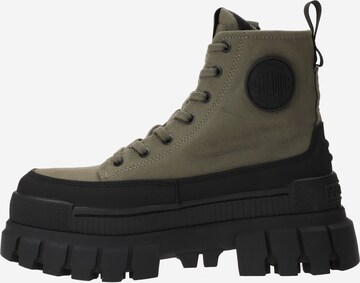 Palladium Lace-Up Ankle Boots 'REVOLT' in Green