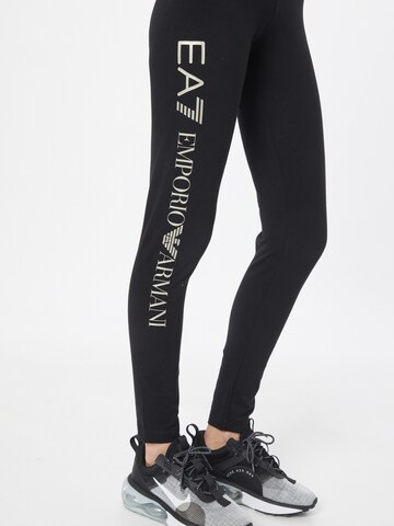 EA7 Emporio Armani Skinny Leggings in Schwarz